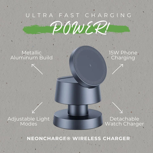 5 in 1 Wireless Fast Magnetic Charger With Smart Light.